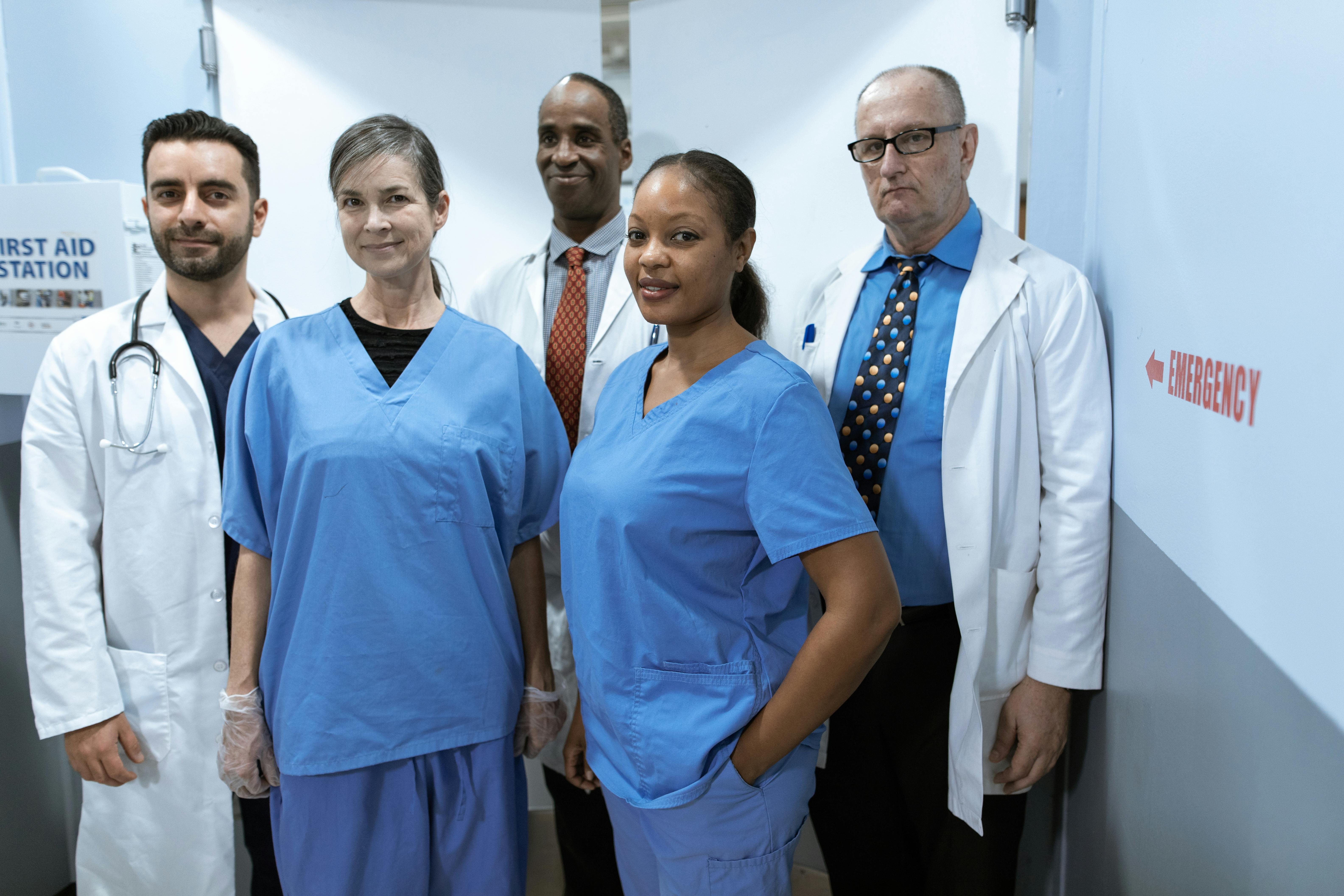 Healthcare professionals reviewing care documentation